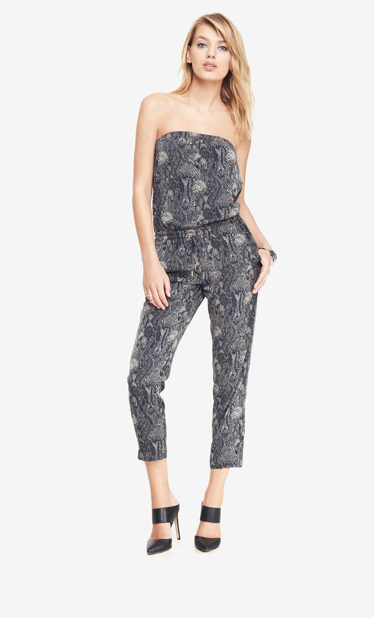 snakeskin jumpsuit