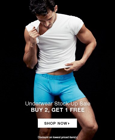 Underwear Stock-Up Sale Buy 2, Get 1 Free | Shop Now