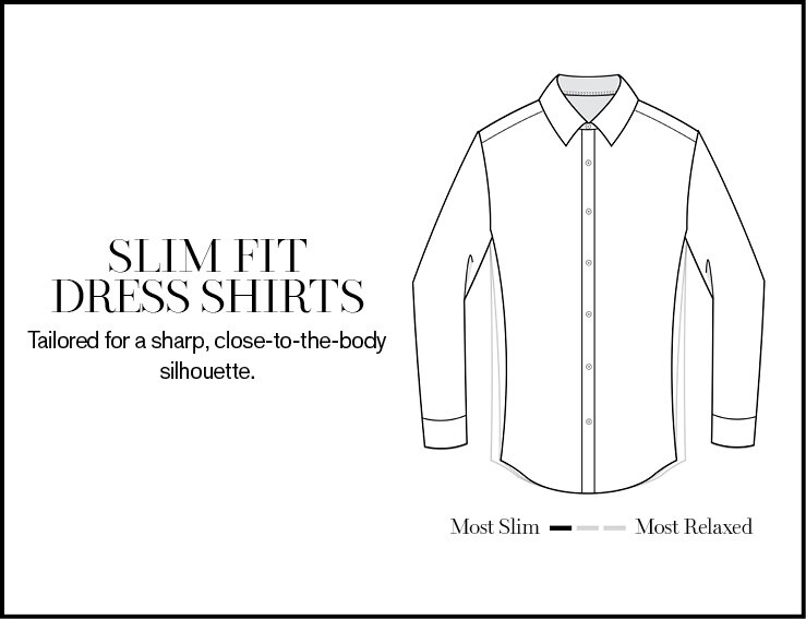 express mens fitted dress shirts