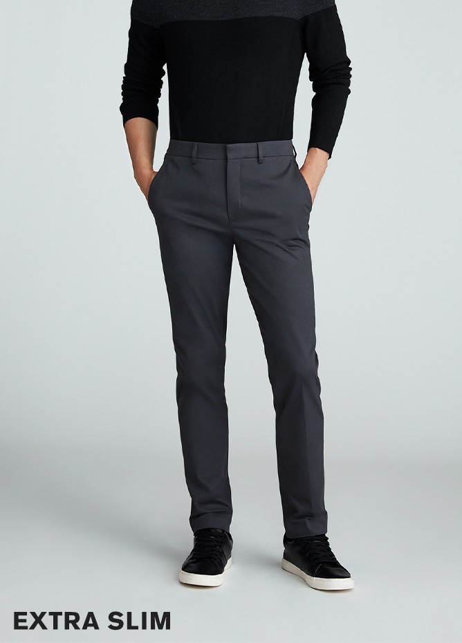 black trousers outfit men
