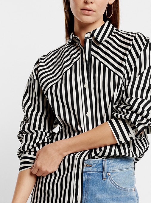 How To Make An Oversized Button Up Shirt Look Cute